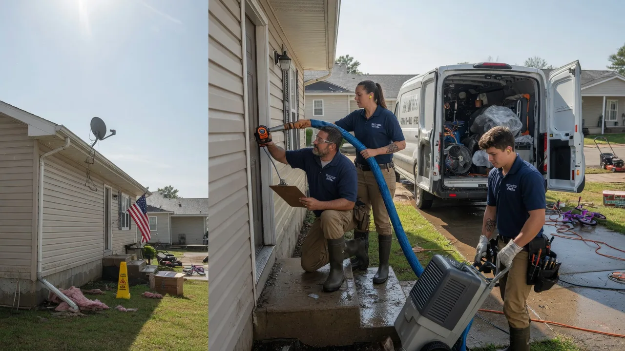 Ceiling Water Damage Restoration in Brewster, OH near me